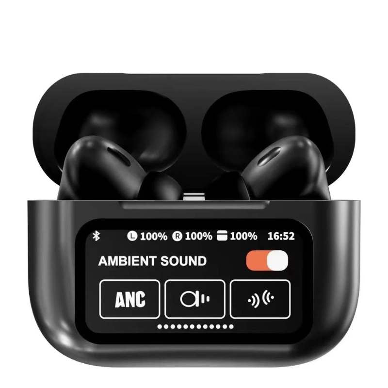 A9 Pro ANC AirPods with Screen | Bluetooth 5.4