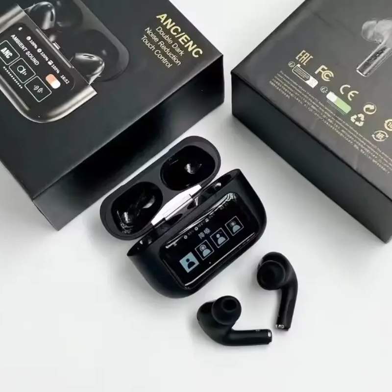 A9 Pro ANC AirPods with Screen | Bluetooth 5.4